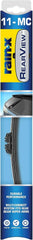 Rain-X 850021 RearView 11-MC Rear Wiper Blade, 11 Inch Beam Rear Wiper Blade (Pack Of 1), Automotive Replacement Wiper Blades That Meet Or Exceed OEM Quality And Design Standards