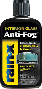 Rain-X AF21106D Glass & Mirrors Anti-Fog Treatment, Prevents Fogging & Steaming on Windshield and Visors, Improves Visibility, Great for Auto & Home