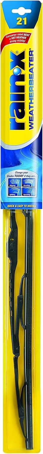 Rain-X RX30221-5PK Weatherbeater Wiper Blade - 21" Windshield Wipers (Pack Of 5), Automotive Replacement Windshield Wiper Blades That Meet Or Exceed OEM Quality And Durability Standards