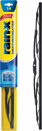 Rain-X RX30214 WeatherBeater Wiper Blades, 14" Windshield Wipers (Pack of 1), Automotive Replacement Windshield Wiper Blades That Meet Or Exceed OEM Quality And Durability Standards