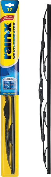Rain-X RX30217 WeatherBeater Wiper Blades, 17" Windshield Wipers (Pack Of 1), Automotive Replacement Windshield Wiper Blades That Meet Or Exceed OEM Quality And Durability Standards