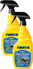 Rain-X 5071268-2 2-in-1 Glass Cleaner and Rain Repellant, 23 oz. (Pack of 2) - Provides a Streak-Free Clean for Automotive Glass While Preventing Sleet, Snow, Ice, and Road Spray Build Up