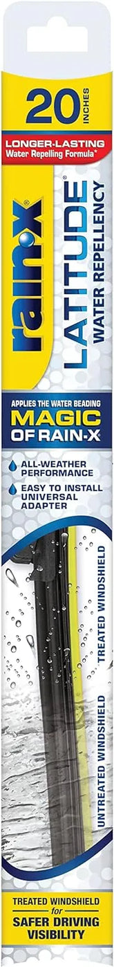 Rain-X 5079277-2 Repellency Water Repellent Wiper Blades, 20" Windshield Wiper, All Weather Streak-Free for Enhanced Visibility w/Water Repellency Formula
