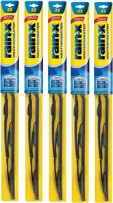 Rain-X RX30222-5PK Weatherbeater Wiper Blade - 22" Windshield Wipers (Pack Of 5), Automotive Replacement Windshield Wiper Blades That Meet Or Exceed OEM Quality And Durability Standards