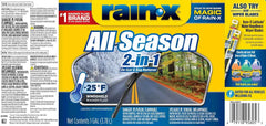 Rain-X All Season -25°F 2-in-1 De-Icer & Bug Remover Windshield Washer Fluid - 1 Gallon