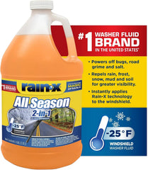 Rain-X All Season -25°F 2-in-1 De-Icer & Bug Remover Windshield Washer Fluid - 1 Gallon