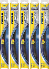 Rain-X 5079276-2-5PK Latitude 2-IN-1 Water Repellency Wiper Blade, 19" (Pack of 5)