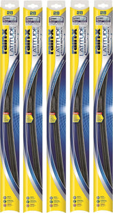 Rain-X 5079283-2-5PK Latitude 2-IN-1 Water Repellency Wiper Blade, 17" (Pack of 5)