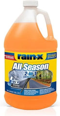 Rain-x 113645 De-icer & Bug Remover Windshield Washer Fluid, 1 Gallon (Pack of 6)