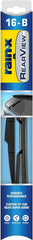 Rain-X 850022 RearView 16-B Rear Wiper Blade, 16 Inch Composite Rear Wiper Blade, Fits Rock Lock 3 (Pack Of 1), Automotive Replacement Wiper Blades That Meet Or Exceed OEM Quality And Design Standards