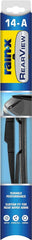 Rain-X 850026 RearView 14-A Rear Wiper Blade, 14 Inch Composite Rear Wiper Blade, Fits Rock Lock 2 (Pack Of 1), Automotive Replacement Wiper Blades That Meet Or Exceed OEM Quality And Design Standards