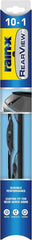 Rain-X 850019 RearView 10-1 Rear Wiper Blade, 10 Inch Conventional Rear Wiper Blade, Fits J-Hook (Pack Of 1), Automotive Replacement Wiper Blades That Meet Or Exceed OEM Quality And Design Standards
