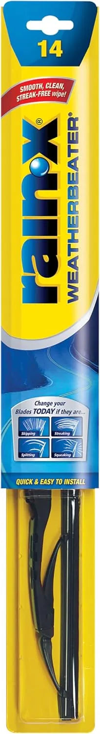Rain-X RX30214 WeatherBeater Wiper Blades, 14" Windshield Wipers (Pack of 1), Automotive Replacement Windshield Wiper Blades That Meet Or Exceed OEM Quality And Durability Standards (Pack of 5)
