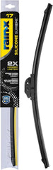 RainX Silicone Supreme Windshield Wiper Blade 17" - Heavy Duty Silicone Squeegee, Extreme Weather Resistance & All-Season Performance, Streak-Free Beam Technology, Quick Install (Pack of 1)