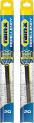 Rain-X 810362 Repellency Water Repellent Wiper Blades, 20" Windshield Wipers (Pack of 2), All Weather Streak-Free for Enhanced Visibility w/Water Repellency Formula [Amazon Exclusive]