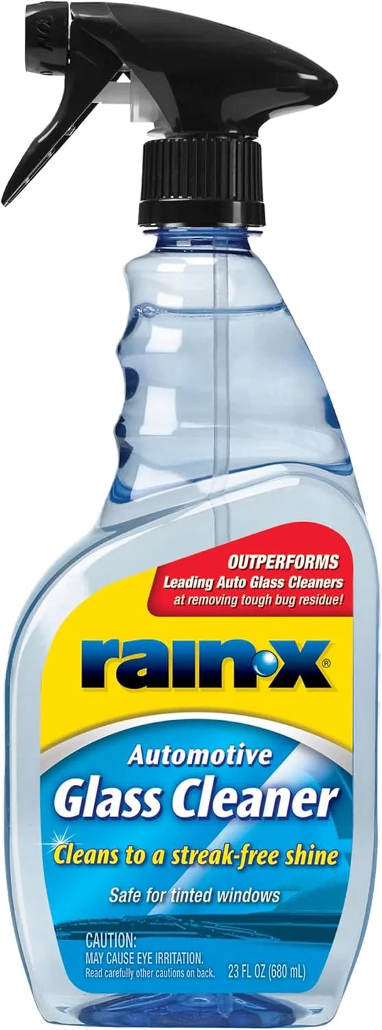 Rain-X RainX 630018 Glass Cleaner, Concentrated Streak-Free Formula for Car Windows, Windshield & Mirrors, Removes Bug Residue, Road Grime & Smoke Film - 23 Fl Oz