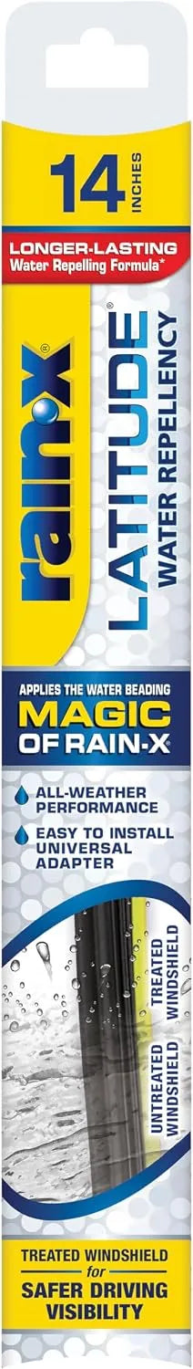 Rain-X 5079272-2 Repellency Water Repellent Wiper Blades, 14" Windshield Wiper, All Weather Streak-Free for Enhanced Visibility w/Water Repellency Formula