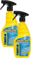 Rain-X 630542 Shower Door Water Repellent, Protects Glass Shower & Doors From Soap Residue And Hard Water Stains Leaving Your Bathroom Beautiful (Pack of 2)