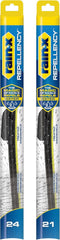 Rain-X 810353 Repellency Water Repellent Wiper Blades, 24" & 21" Windshield Wipers, All Weather Streak-Free for Enhanced Visibility w/Water Repellency Formula [Amazon Exclusive]
