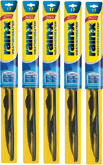 Rain-X RX30217-5PK Weatherbeater Wiper Blade - 17" Windshield Wipers (Pack Of 5), Automotive Replacement Windshield Wiper Blades That Meet Or Exceed OEM Quality And Durability Standards