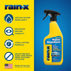 Rain-X 800002250 Glass Treatment Trigger, 16 Fl Oz - Exterior Glass Treatment to Dramatically Improve Wet Weather Driving Visibility During All Weather Conditions