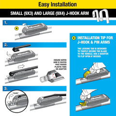 Rain-X 5079272-2 Repellency Water Repellent Wiper Blades, 14" Windshield Wiper, All Weather Streak-Free for Enhanced Visibility w/Water Repellency Formula
