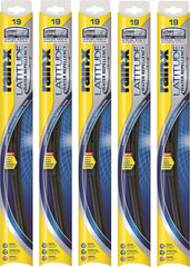Rain-X 5079276-2-5PK Latitude 2-IN-1 Water Repellency Wiper Blade, 19" (Pack of 5)