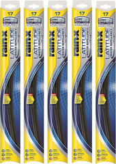 Rain-X 5079275-2-5PK Latitude 2-IN-1 Water Repellency Wiper Blade, 18" (Pack of 5)